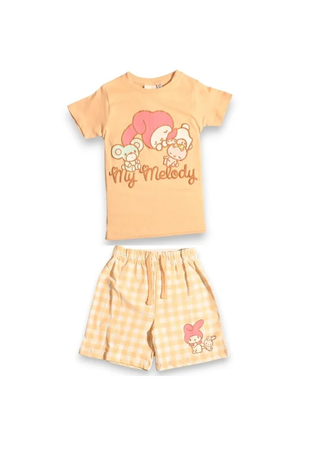 MY MELODY MY MELODY GIRLS T-SHIRT & SHORT SET‬