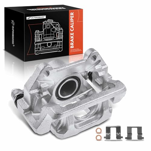 A-Premium Disc Brake Caliper Assembly with Bracket Compatible with Select Acura Models - MDX 2007-2013, ZDX 2010-2013, V6 3.7L - Rear Left Driver Side - Image 1