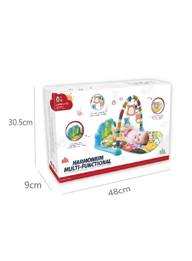 The Toys Home Baby Play Gym with Piano Kick Pad & Hanging Toys – Multi-Functional Activity Play Mat for Newborns 0+ Months | Tummy Time Mat with Music & Lights | Developmental Infant Floor Gym - Image 2