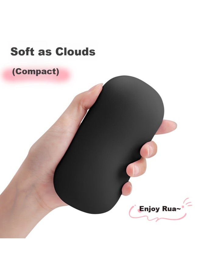 Bubm Mouse Pad Wrist Rest, Laptop Mechanical Keyboard Computer Mouse Wrist Pad, Ergonomic Office Typing Wrist Support, Memory Foam Non-slip Dirt-resistant Wrist Rest, Black - Image 5