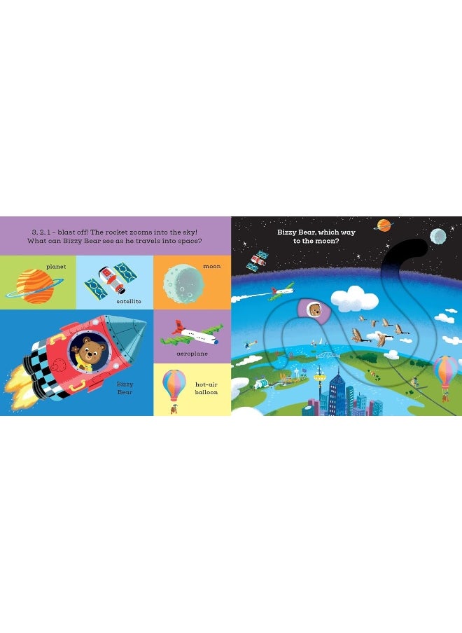 Bizzy Bear: Find and Follow In Space