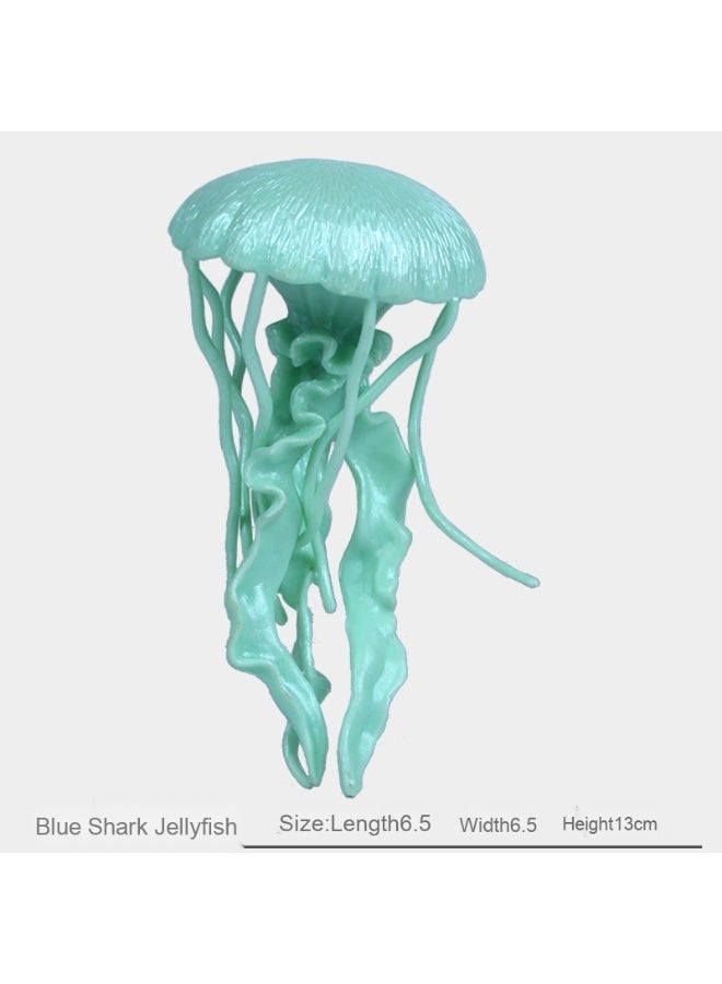 NIBEMINENT New Realistic Jellyfish Model - Ocean Soft-bodied Creature Educational Toy