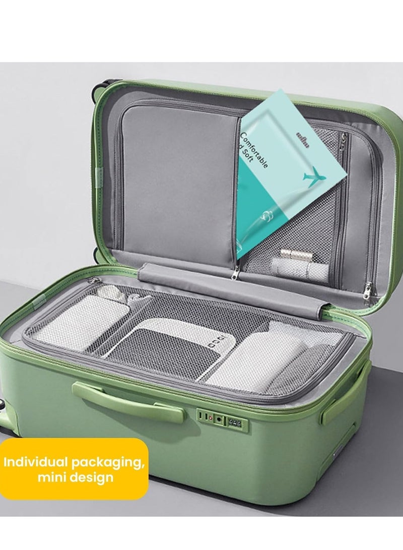 KASTWAVE 4 Pack Travel Disposable Bedding Set, Disposable Sheets for Bed Bedding Cover Portable Bedspread, Disposable Bedding Set with 2 Bed Sheet 2 Quilt Cover and 4 Pillowcase for Travel - Image 5