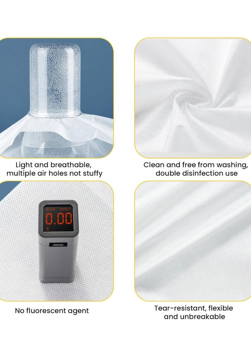 KASTWAVE 4 Pack Travel Disposable Bedding Set, Disposable Sheets for Bed Bedding Cover Portable Bedspread, Disposable Bedding Set with 2 Bed Sheet 2 Quilt Cover and 4 Pillowcase for Travel - Image 4