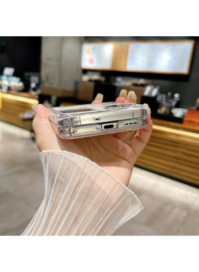 S-TOP Case For OPPO Find N3 Flip Three-piece Set Pearlescent Shell Texture Phone Case - Image 5