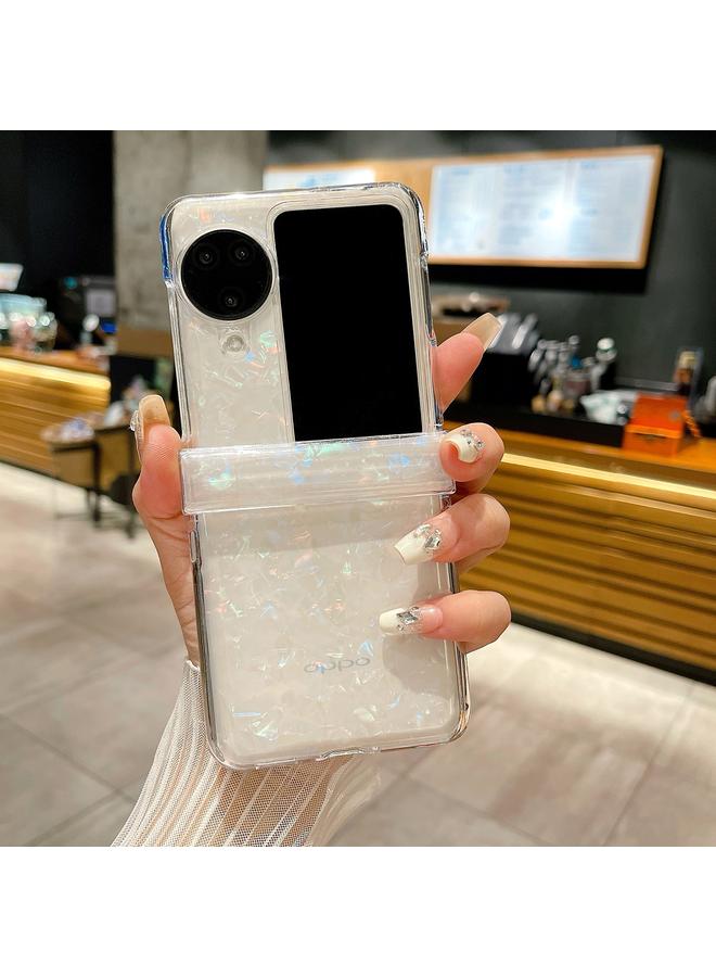 S-TOP Case For OPPO Find N3 Flip Three-piece Set Pearlescent Shell Texture Phone Case - Image 2