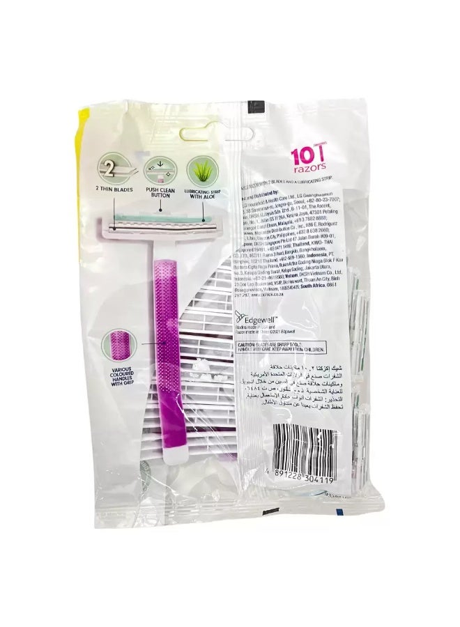 Schick Intuition Exacta2 Sensitive Razor For Women- 7+3pcs - Image 2