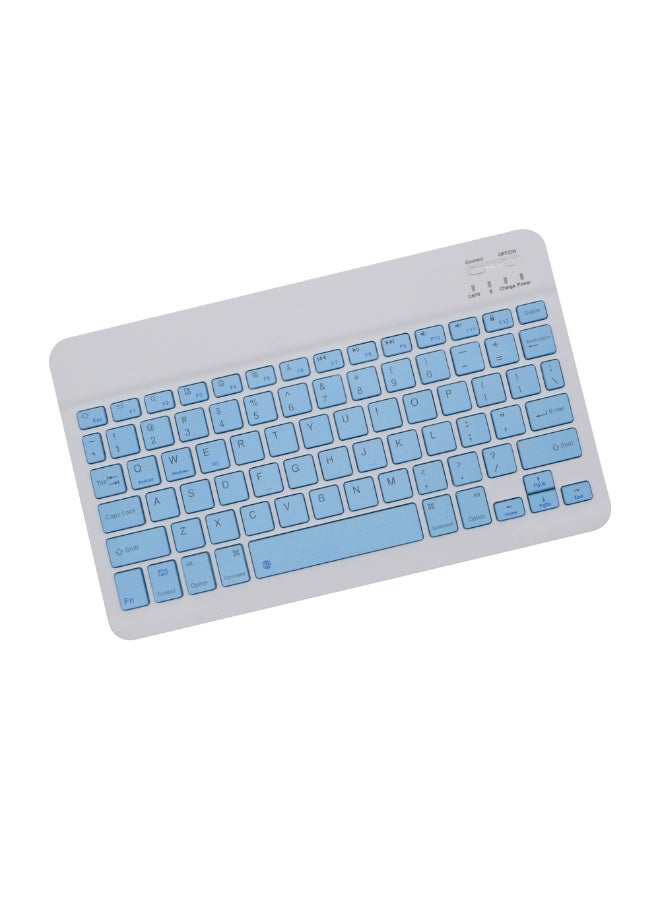Slim Bluetooth Wireless Keyboard – Rechargeable, Silent Typing, Multi-Device Compatible with iOS, Android, Windows, and macOS – Ultra-Portable Design (Asorted color) - Image 3