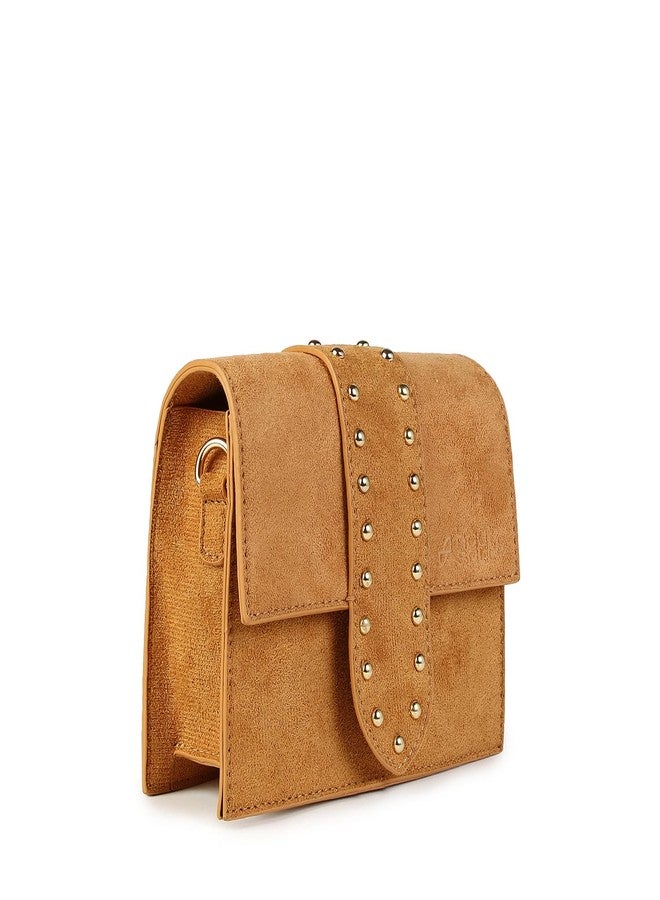 Haute Sauce Textured sling bag with flap (HSSB1205) - Image 1