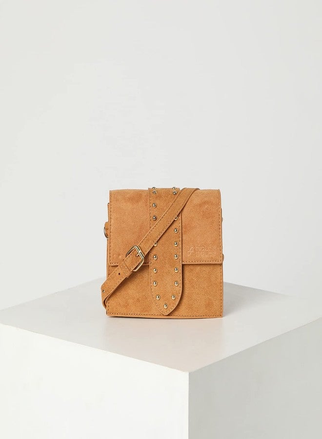 Haute Sauce Textured sling bag with flap (HSSB1205) - Image 4