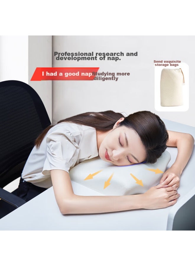 Aeromax Nap Pillow, Office Nap Folding Bed, Small Pillow, Portable Outdoor Travel Prone Pillow, Memory Foam Cushion - Image 1