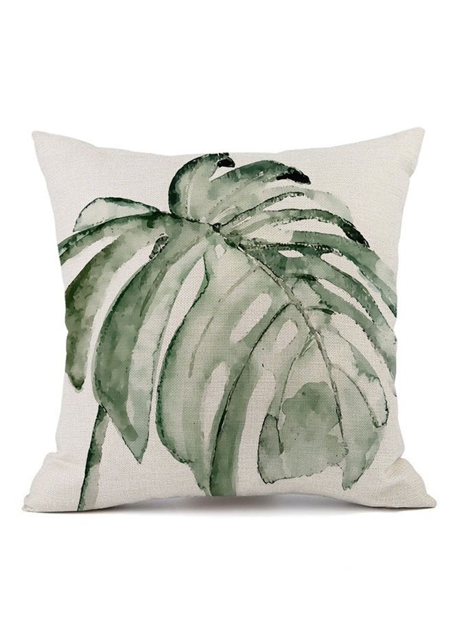 HAWAWA 4ps Plant Throw Pillow Covers 45x45cm Greenery Decorative Pillow Cushion Cases Linen Pillowcases Covers for Sofa Couch Car Bedroom Living Room Home Decor Set  - Image 4