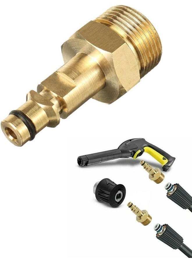 Jinshining Gold M22 Adapter High Pressure Washer Hose Adapter  - Image 3