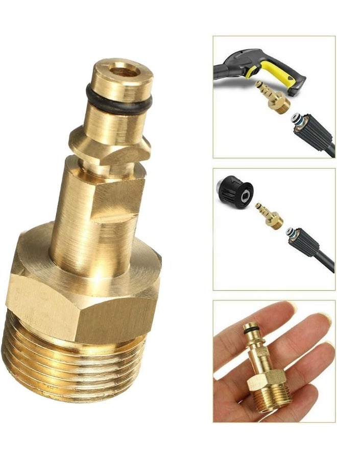 Jinshining Gold M22 Adapter High Pressure Washer Hose Adapter  - Image 2