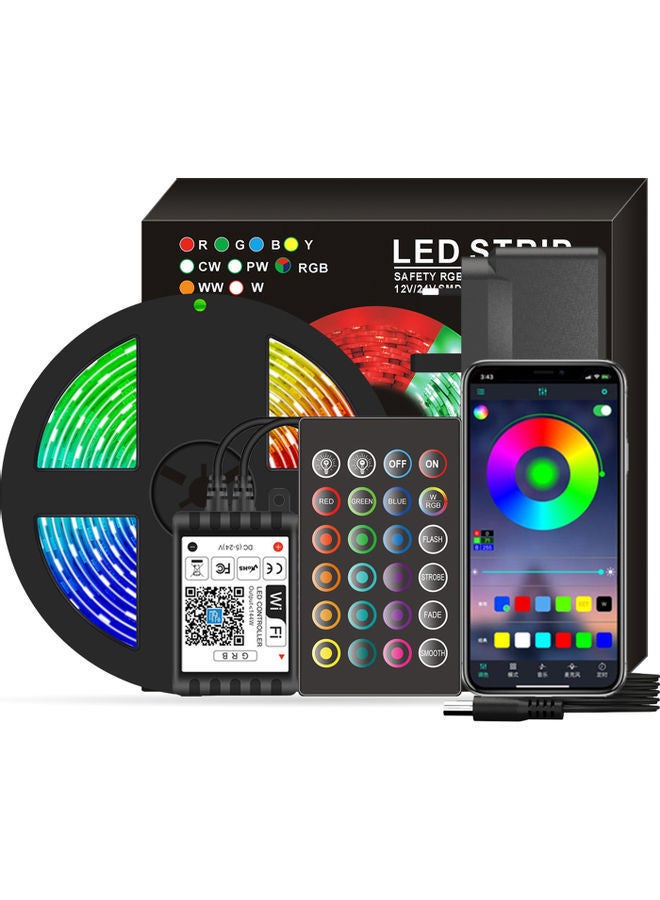 NIBEMINENT Smart LED RGB Strip Lights Multicolour 5meter - Image 1