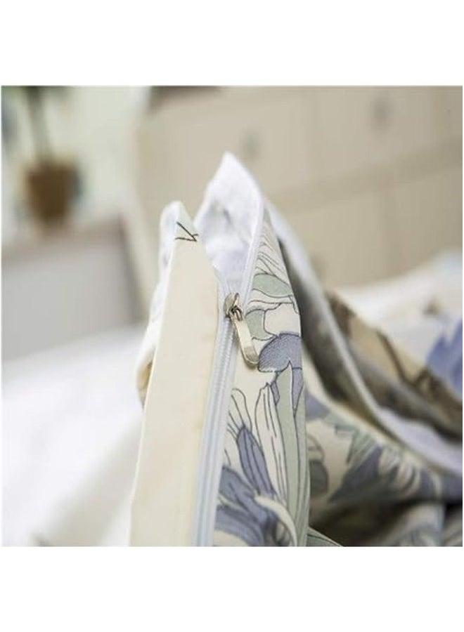 Bamboo Duvet Cover Full, Full Size, Soft Double Brushed Covers, Queen Set, Ice Silk Light Luxury - Image 3