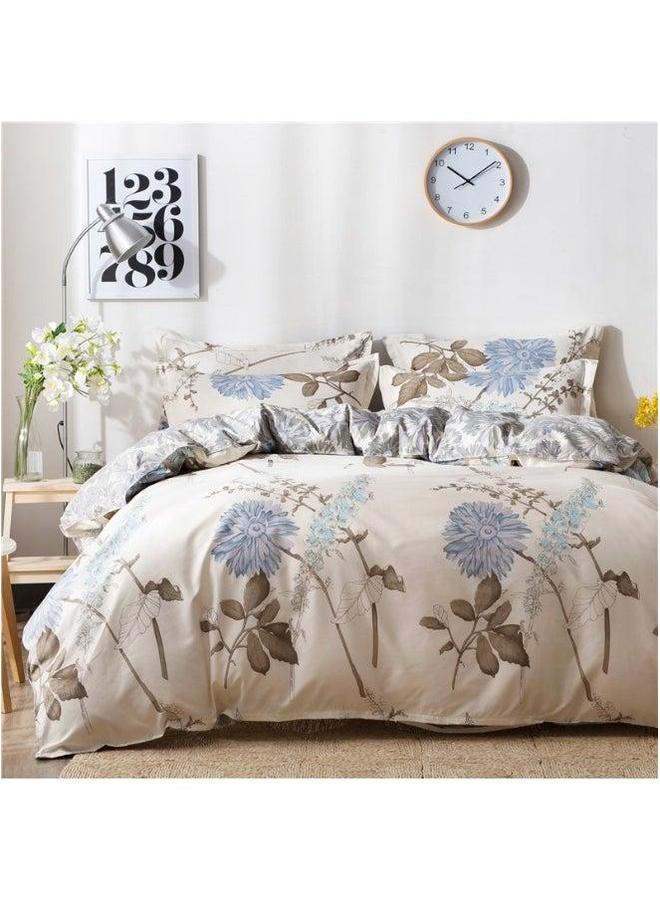 Bamboo Duvet Cover Full, Full Size, Soft Double Brushed Covers, Queen Set, Ice Silk Light Luxury - Image 5