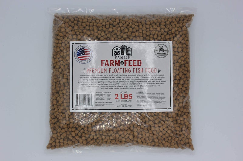 FAMILY FARM AND FEED | Premium Floating Fish Food | Pond and Lake | Pellets | 2 Pounds - Image 3