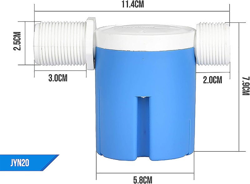 IMXMI 3/4" Automatic Water Level Control Valve Inside Type,Side Inner Water Automatic Float Valve Water Level Control Valve Uesd for Water Tank, Solar Energy, Auto Pot, Aquarium - Image 2