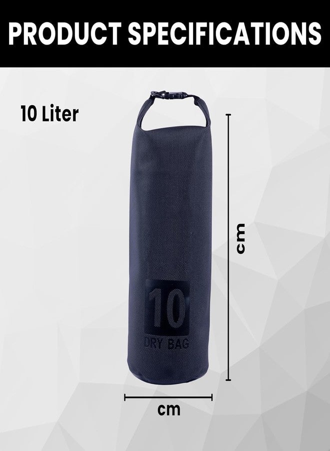 Cyrox Waterproof Dry Bag 5L/10L/15L/20L, Roll Top Floating Sack for Beach, Swimming, Boating, Paddle Boarding, Travel, Lightweight Dry Backpack Keeps Gear Safe & Dry Outdoors (1Pcs) (10L) - Image 4