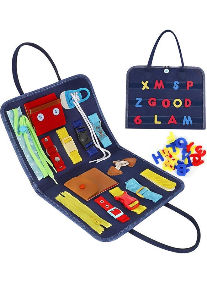 NIBEMINENT Sensory Toddler Busy Activity Board - Image 1