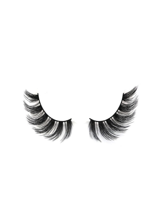 Laflare 3D MINK ANGEL Eyelashes, Soft, Feather-Light, Double-Layer, Voluminous, Glamorous, Fluffy, Striking Look, Reusable Premium Quality False Mink Lashes (AM04) - Image 2
