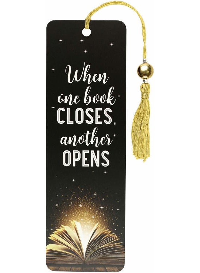 Peter Pauper Press Beaded Bookmark: When One Book Closes - Image 1