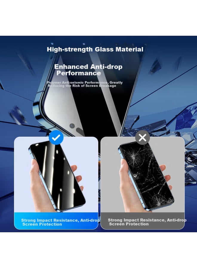 Koolife Privacy Screen Protector For Iphone 14 Pro Max, Full Coverage Tempered Glass Anti-spy Anti-peeping Anti-shatter Anti-fingerprint Screen Protector For Iphone 14 Pro Max - Image 4