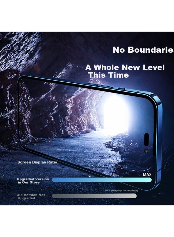 Koolife Privacy Screen Protector For Iphone 14 Pro Max, Full Coverage Tempered Glass Anti-spy Anti-peeping Anti-shatter Anti-fingerprint Screen Protector For Iphone 14 Pro Max - Image 2