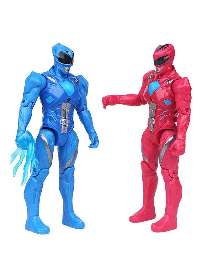 NIBEMINENT 6-Piece Power Rangers Action Figures Set - Image 3