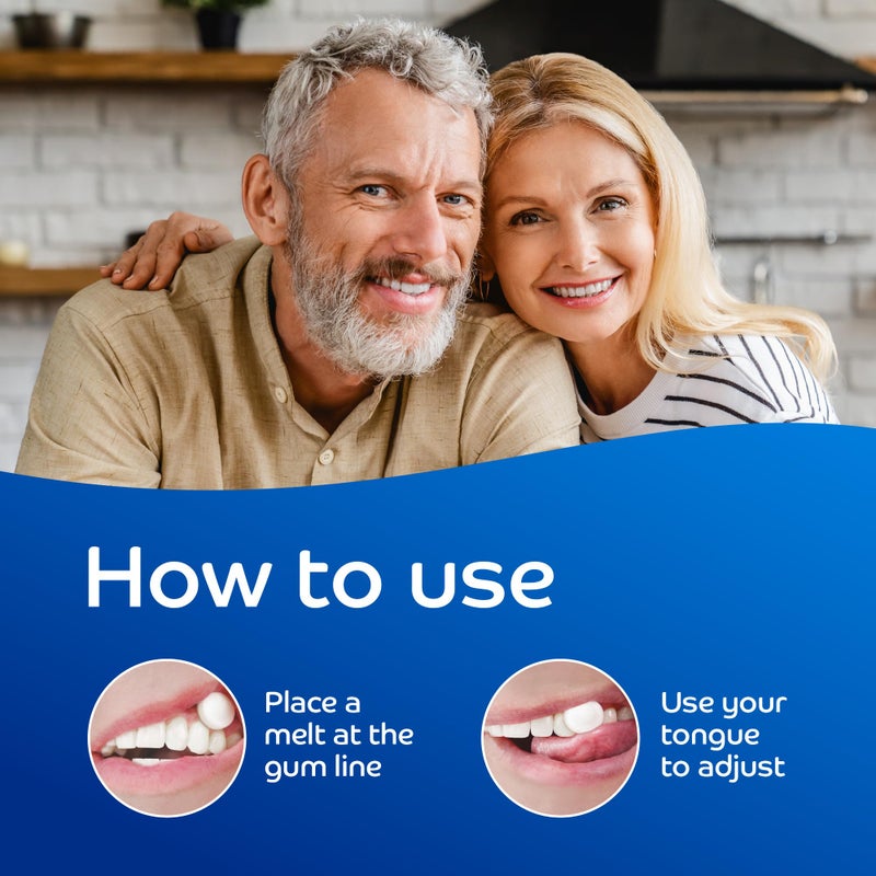 Oracoat XyliMelts for Dry Mouth Night Time or Day - Moisturizing Dry Mouth Adhering Discs, Sugar Free with Xylitol, 40 Count, Mild Mint Flavor, 8-Hour Relief - Image 3