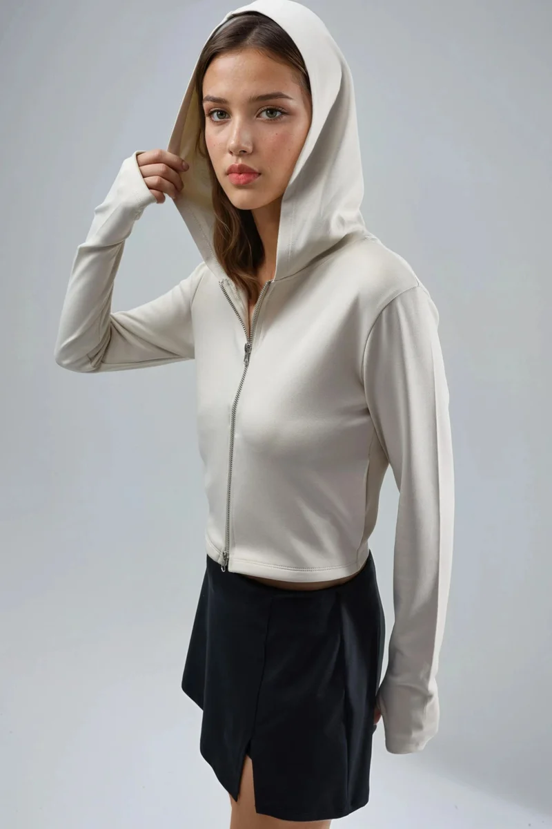 Busem BUSEM Hooded Zip-Up Regular Fit Jacket