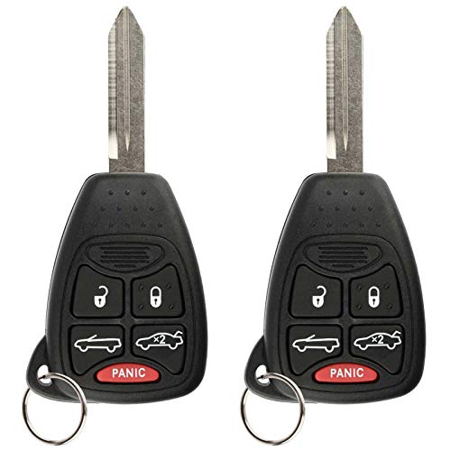 KeylessOption 2X Keyless Entry Remote Key Fob for Chrysler Sebring (OHT692427AA, OHT692713AA) - Image 1