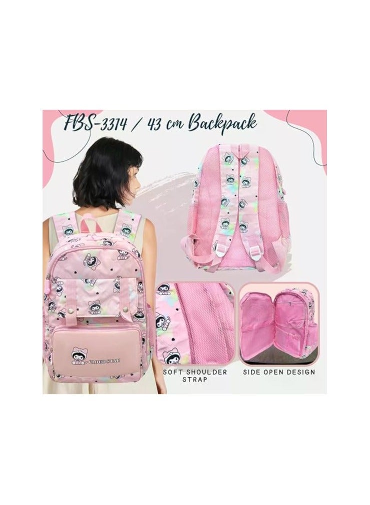 cloud Cute Travel Backpack Bookbag for Women Men Boys Girls with Compartments for Elementary School College, Durable Water Resistant Backpack - Image 5