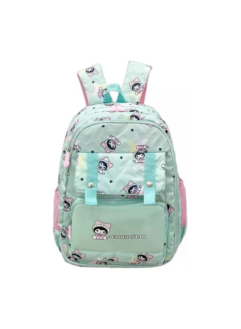 Cute Travel Backpack Bookbag for Women Men Boys Girls with Compartments for Elementary School College, Durable Water Resistant Backpack