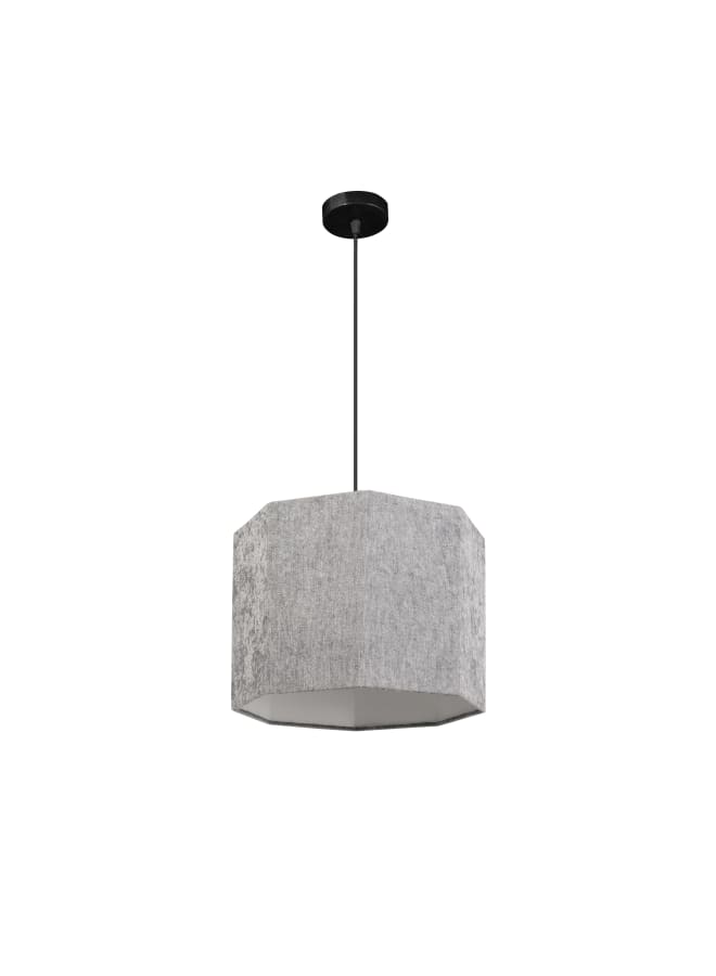 El Rawda Lighting Shaboa Pendant, Distinctive And Modern Shape | modern decorative LED E27 pendant light ceiling lamp hanging | suitable for any room | Color: Grey | Size: 70x30x30 cm