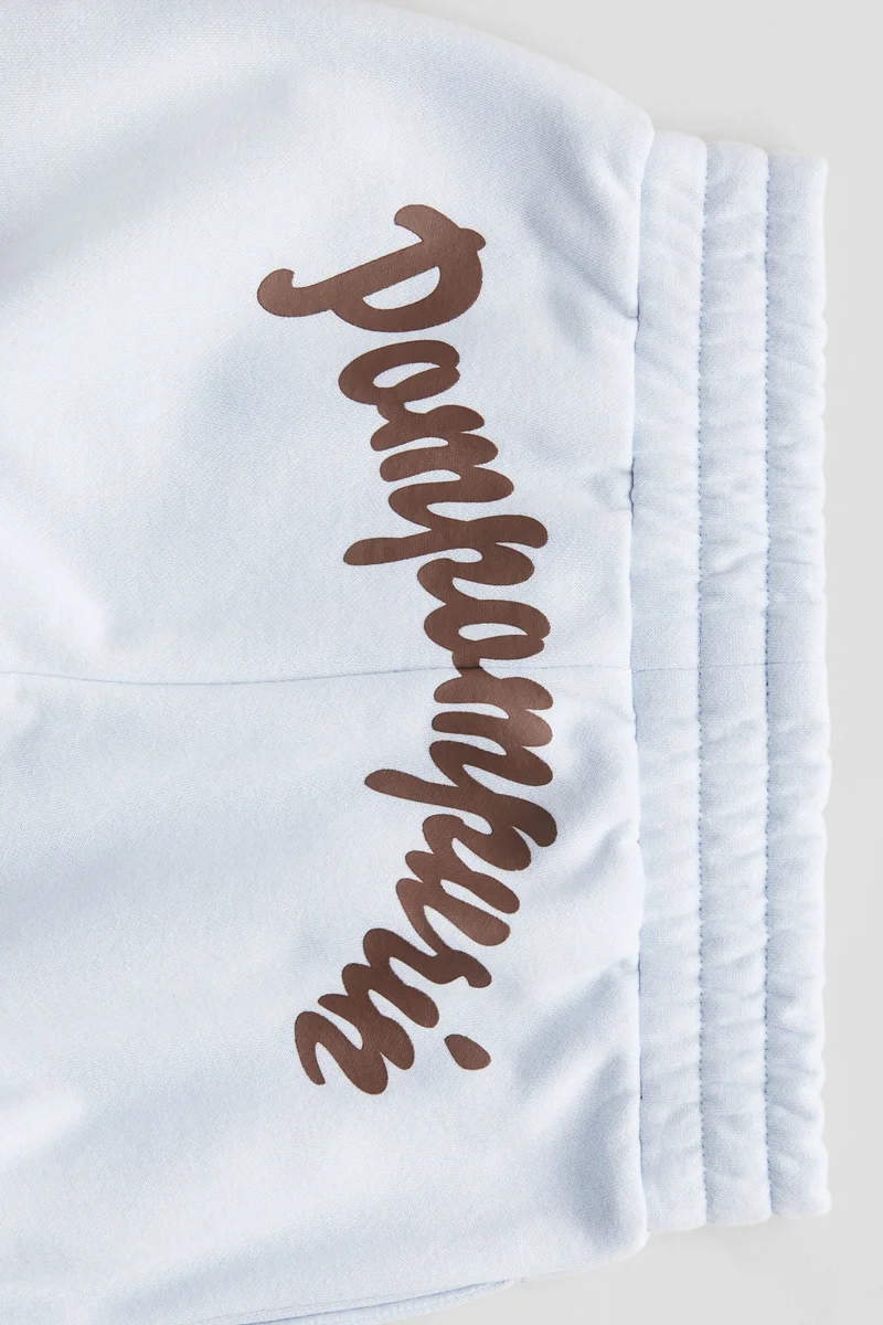 H&M Wide brushed-inside joggers