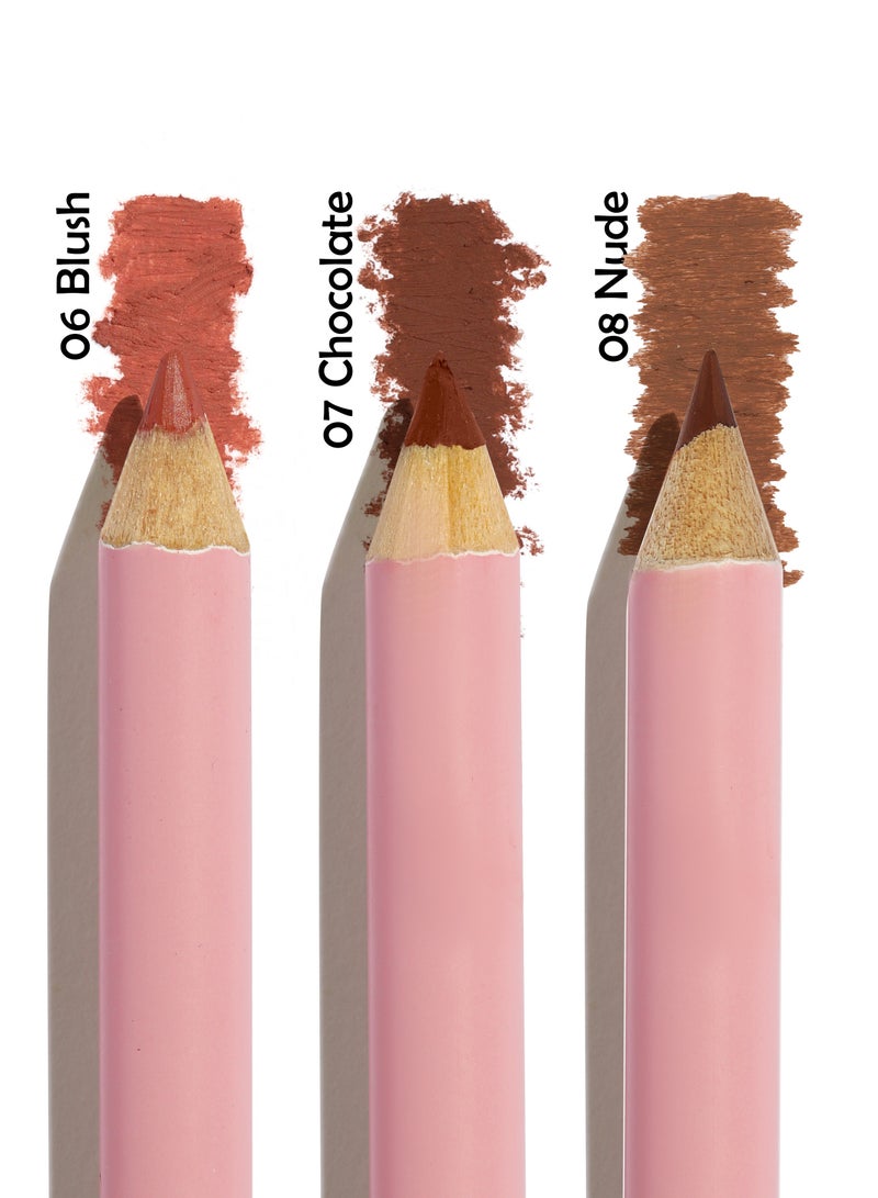 Janelle lip liner 08 Nude