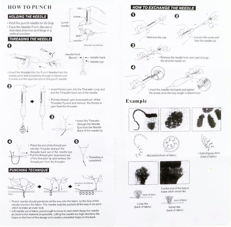 Islmlisa Magic Embroidery Pen Set - Punch Needles for Embroidery Threaders DIY Sewing - Image 5