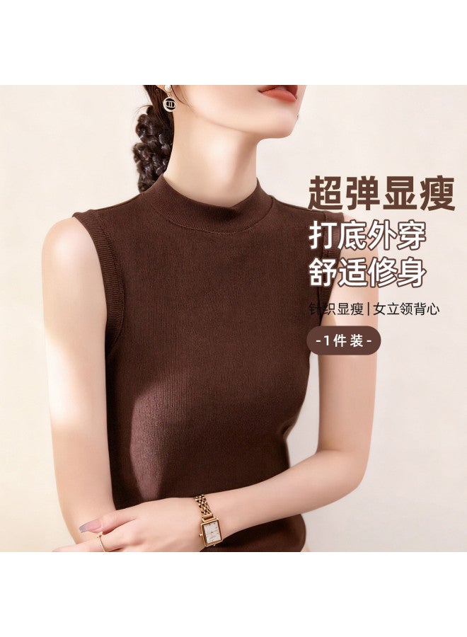 Your Sun Stand Collar Suit Base Layer Versatile Camisole Women'S Underwear Slimming - Image 2