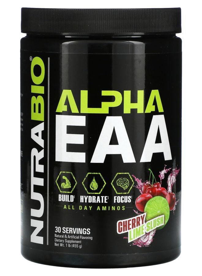 NutraBio Alpha EAA Cherry Lime Slush 1 lb (455 g)