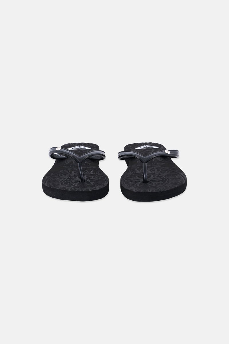 Roxy Kids Girl Slip On Slippers, Black  - Image 4