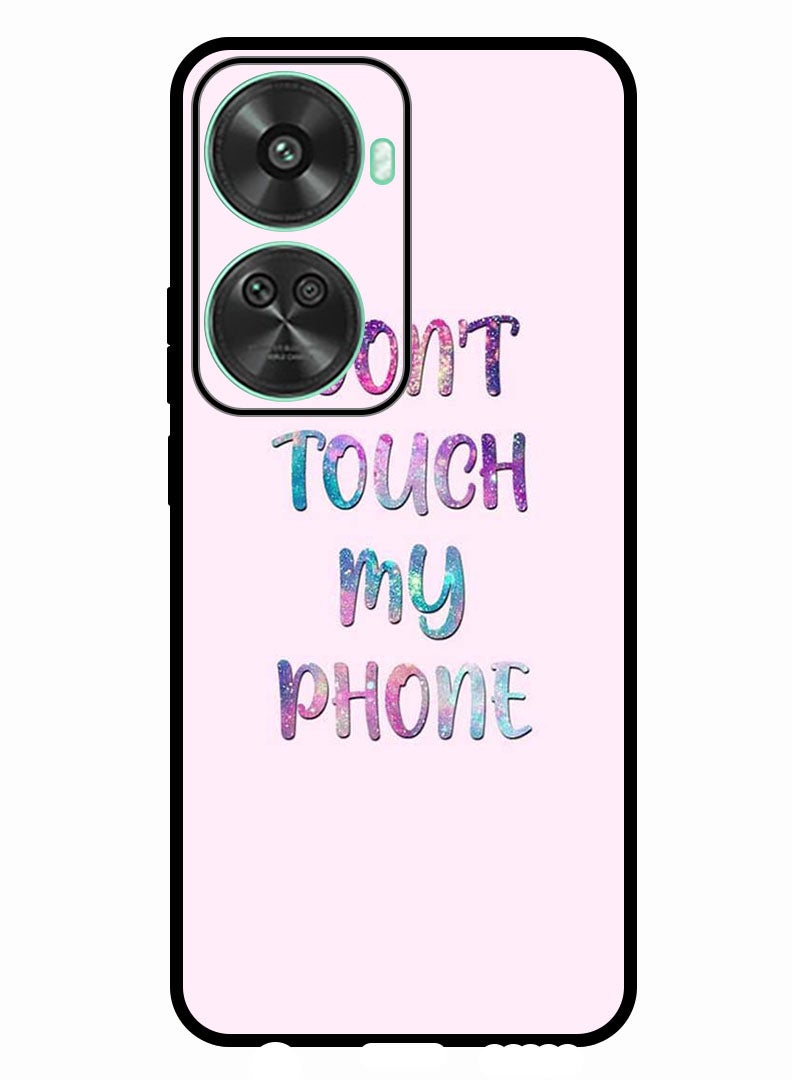 Theodor Protective Case Anti Scratch Shock Proof Bumper Cover For Huawei nova 11 SE Dont Touch My Phone - Image 1
