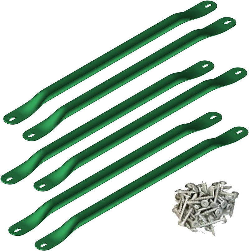 Swing-N-Slide WS 4564 Metal Monkey Bars with Six 21.5" Metal Rungs with Hardware, Green - Image 1