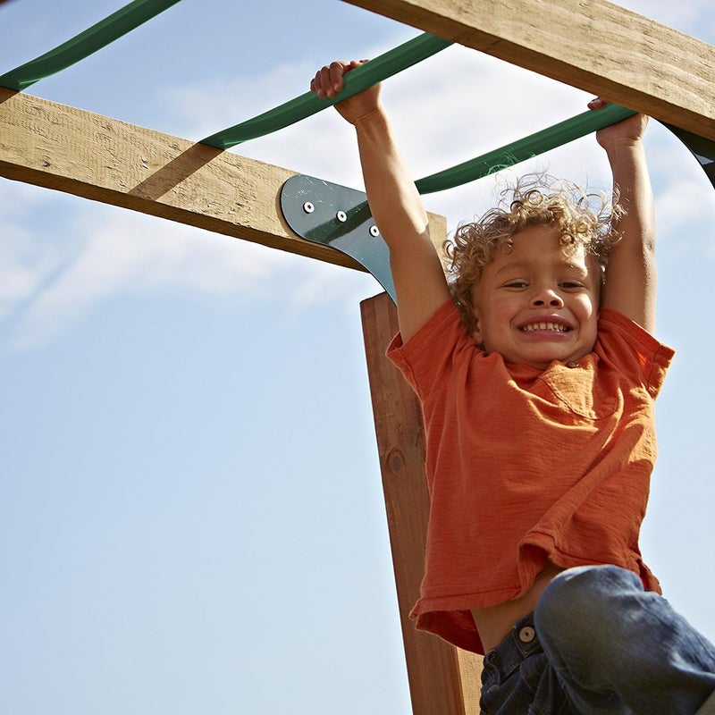 Swing-N-Slide WS 4564 Metal Monkey Bars with Six 21.5" Metal Rungs with Hardware, Green - Image 2