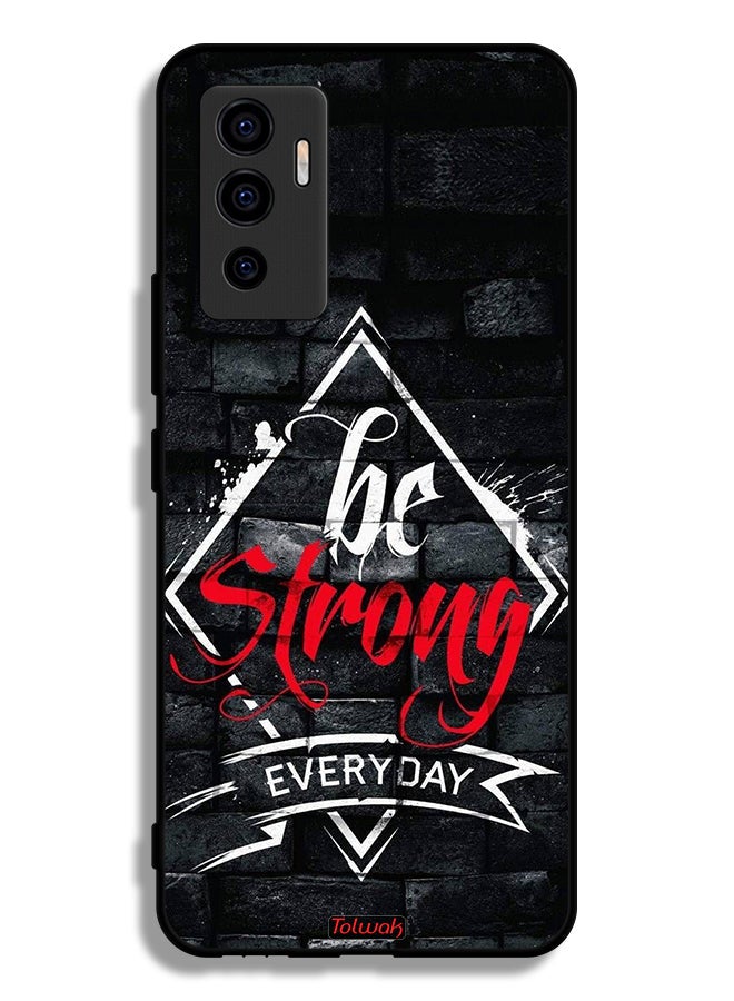 Tolwak Vivo V23e Protective Case Cover Be Strong Every Day - Image 2