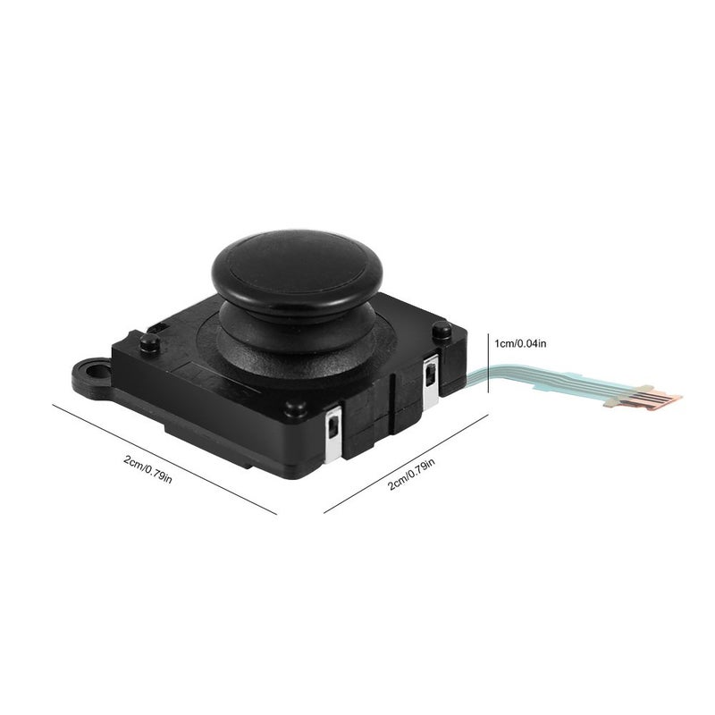 ZERONE Replacement 3D Analog Joystick 2000 Black ABS Thumbstick PCH 2000 Console Repair Part - Image 3