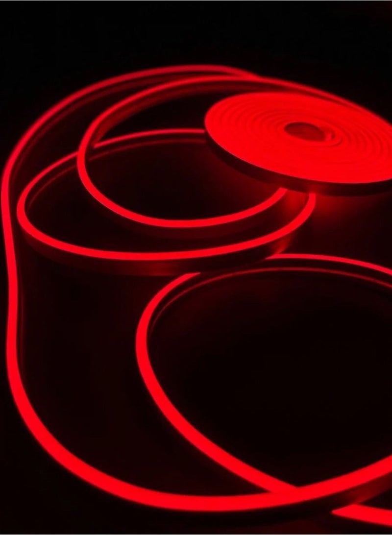 Neon Flex Outdoor Waterproof Rope String Lamp 5M - red - Image 2