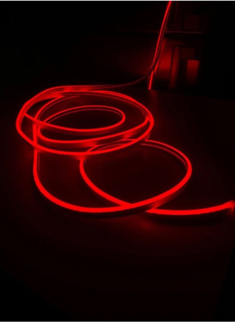 Neon Flex Outdoor Waterproof Rope String Lamp 5M - red - Image 3