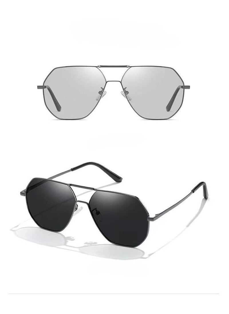HDCRAFTER - Men's Polarized UV400 Metal Frame Sunglasses - Image 1